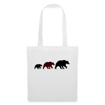 Bear Family - Tote Bag - white - Front