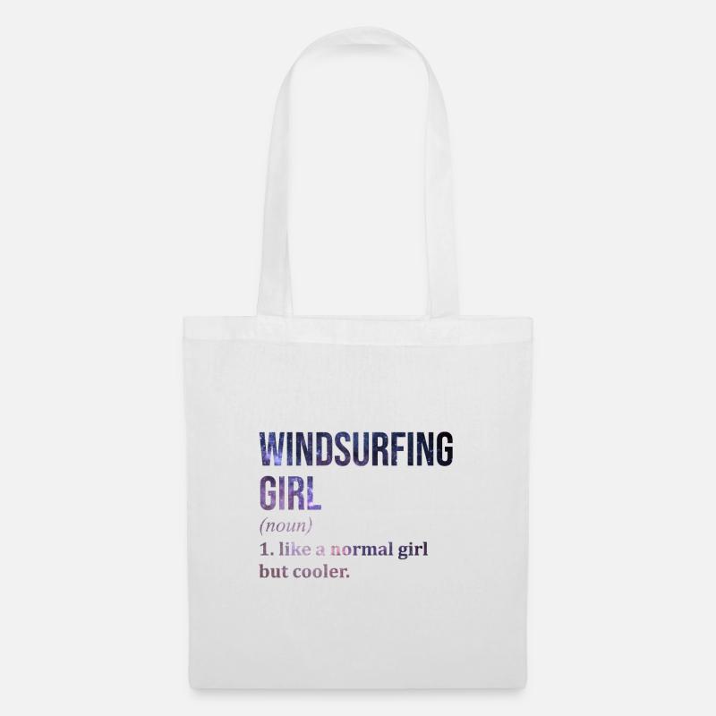 Windsurfen - Stoffbeutel - Weiß
