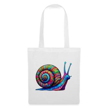 Escargot - Sac en tissu - blanc - Devant