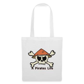 Un logo de Pirates Life - Sac en tissu - blanc - Devant