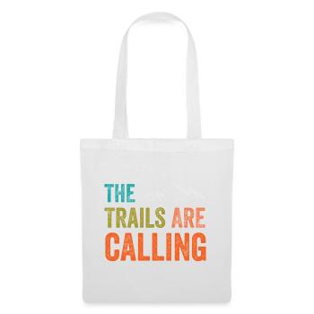 Les sentiers vous appellent - Sac en tissu - blanc - Devant