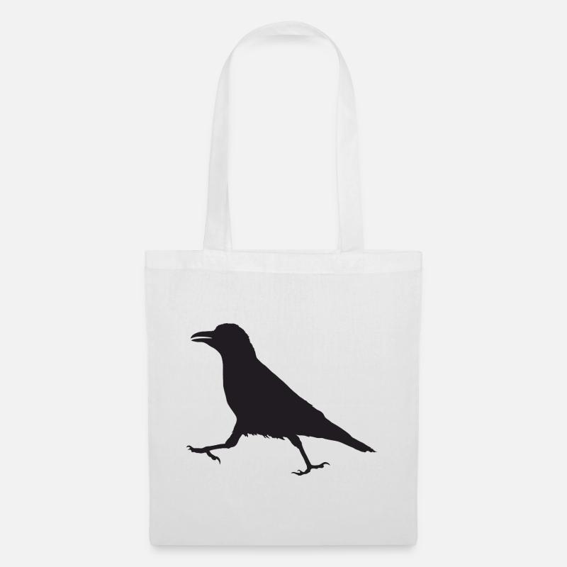 Crow I - Tote Bag - white