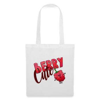 Berry Cute Himbeere - Stoffbeutel - Weiß - Vorne
