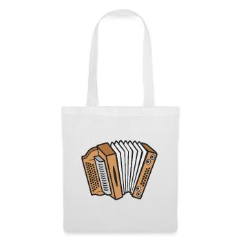 Styrian Accordion Squeeze Accordion - Tote Bag - white - Front