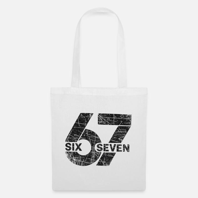 67 Six Seven - Stoffbeutel - Weiß