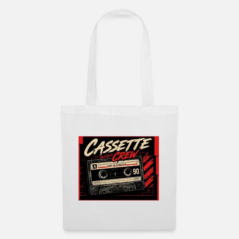 Cassette_Crew_-_Side_B_Vorever - Stoffbeutel - Weiß