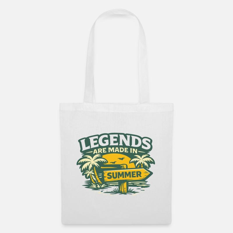 Legenden im Sommer - Stoffbeutel - Weiß