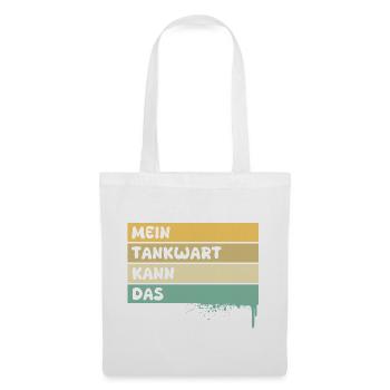 Handwerker Tankwart - Stoffbeutel - Weiß - Vorne