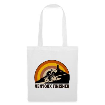 Ventoux Finisher Retro-Radfahrer - Stoffbeutel - Weiß - Vorne
