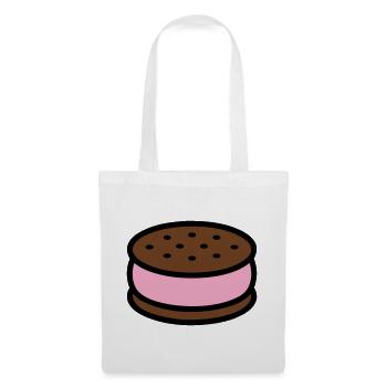 Eissandwich Keks Grafik - Tote Bag - white - Front