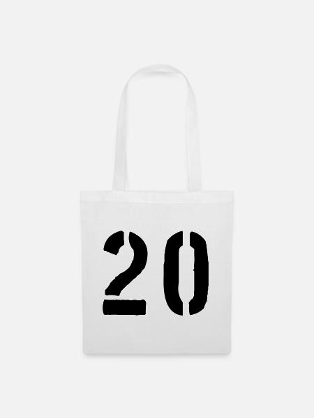 20 - Stoffbeutel - Weiß