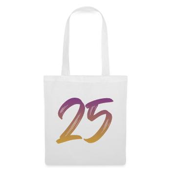 25 - Stoffbeutel - Weiß - Vorne