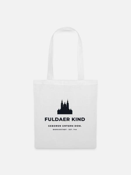 Fuldaer Kind – Domstadt Fulda seit 744 - Stoffbeutel - Weiß