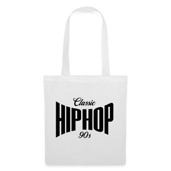 90er-Jahre-Klassiker HipHop - Stoffbeutel - Weiß - Vorne