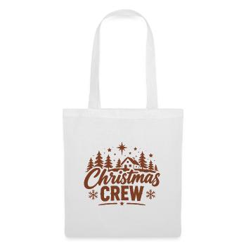 Rustikale Weihnachts Crew - Stoffbeutel - Weiß - Vorne