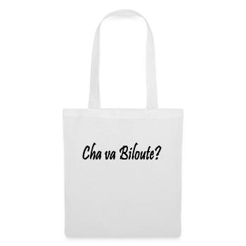 chavabiloute - Sac en tissu - blanc - Devant