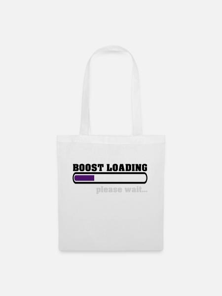 Boost Loading Please Wait - Stoffbeutel - Weiß