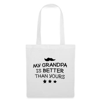 My Grandpa is better than yours - Tote Bag - white - Front