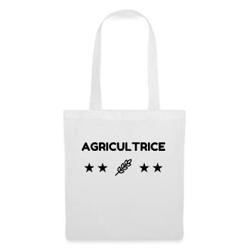 Landwirt / Bauer / Landwirtschaft / Traktor - Stoffbeutel - Weiß - Vorne