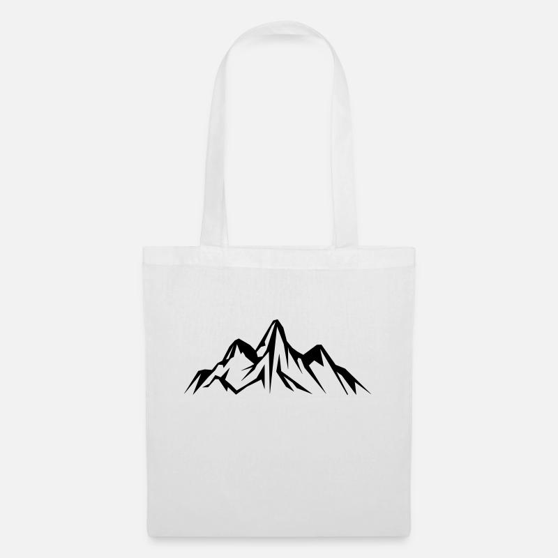 mountain design - Stoffbeutel - Weiß