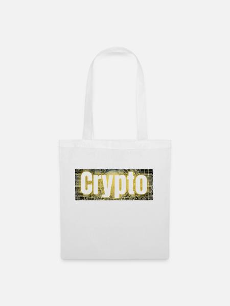Crypto - Stoffbeutel - Weiß