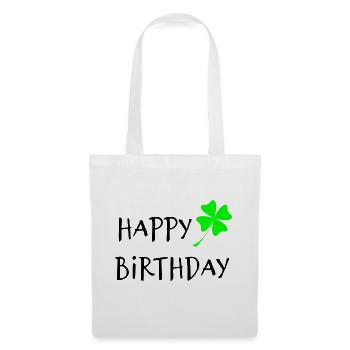ANNIVERSARY. HAPPY BIRTHDAY. HAPPY BIRTHDAY. - Tote Bag - white - Front