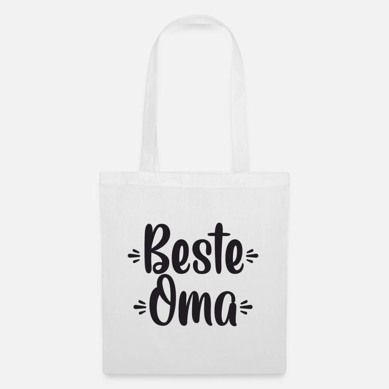 Beste Oma - Stoffbeutel - Weiß