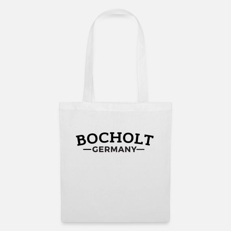 Bocholt Heimat Germany Geschenkidee - Stoffbeutel - Weiß