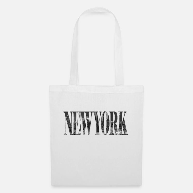 New York - Stoffbeutel - Weiß