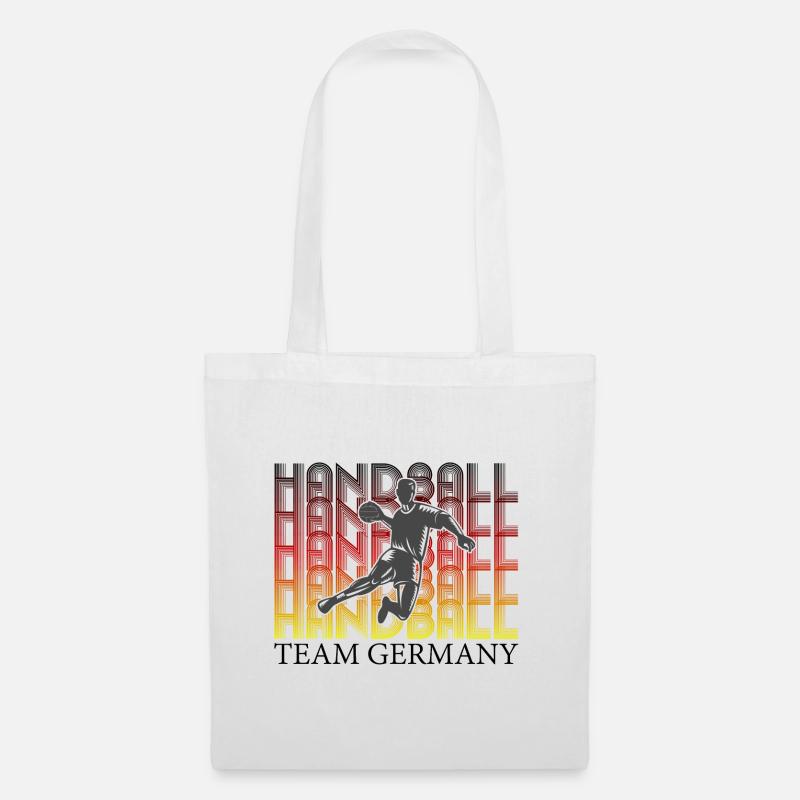 Deutsche Mannschaft Handball - Stoffbeutel - Weiß
