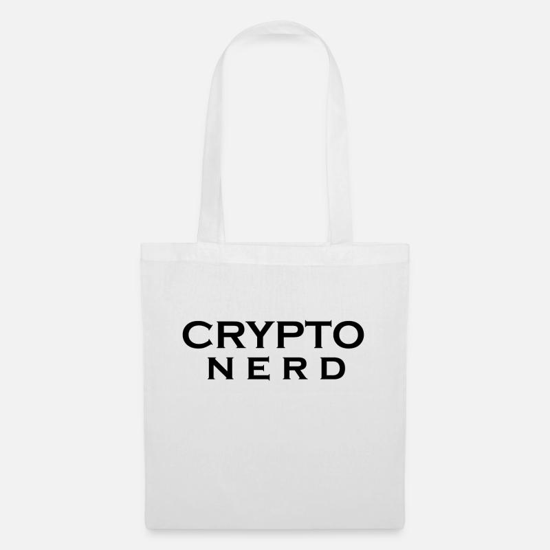 Crypto Bitcoin Trading - Stoffbeutel - Weiß