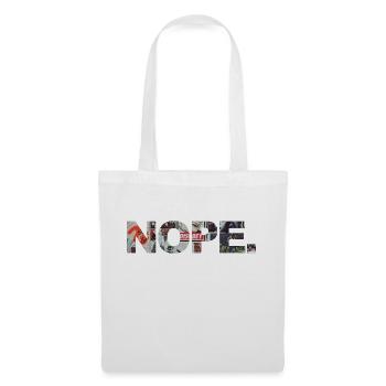 NOPE - sei kein ja-Sager! - Stoffbeutel - Weiß - Vorne