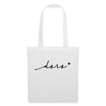 Nom cursif Doro - Sac en tissu - blanc - Devant