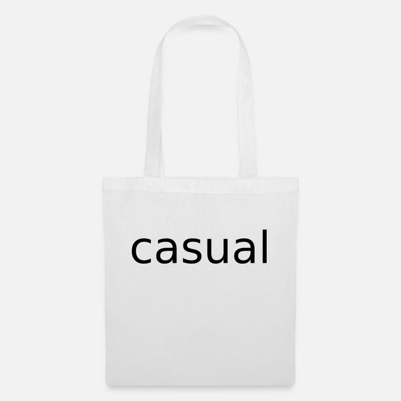 casual - Stoffbeutel - Weiß