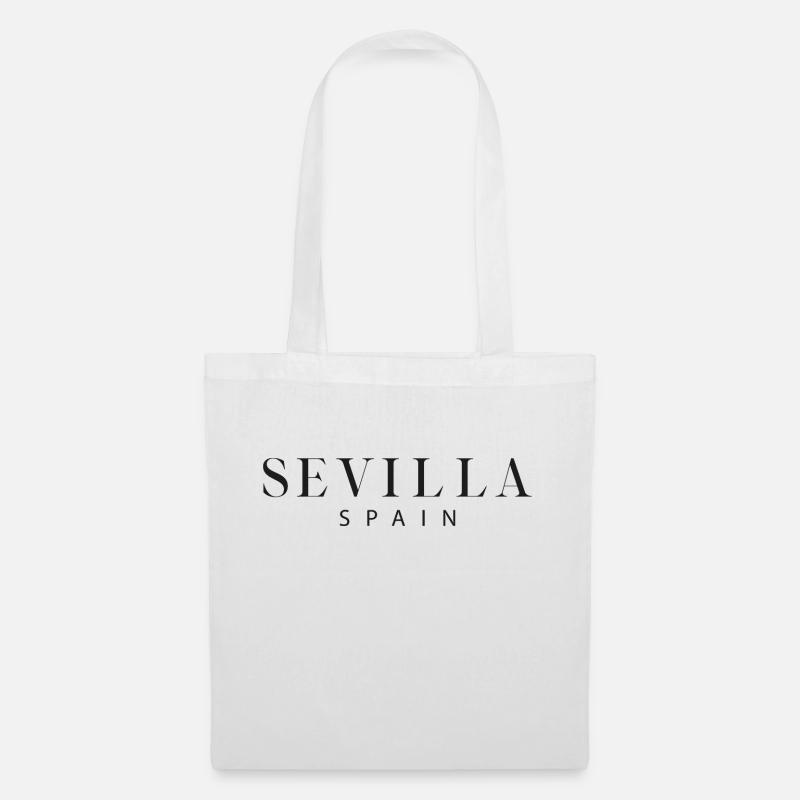 Sevilla - Spanien - Stoffbeutel - Weiß