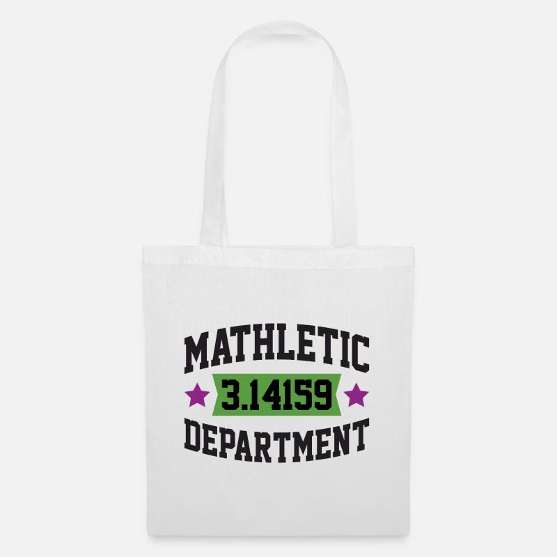 Mathletic Abteilung - Stoffbeutel - Weiß