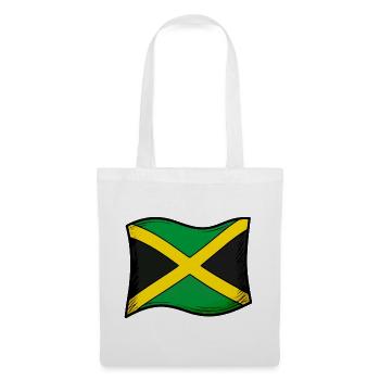 Jamaika Jamaica Fahne - Stoffbeutel - Weiß - Vorne