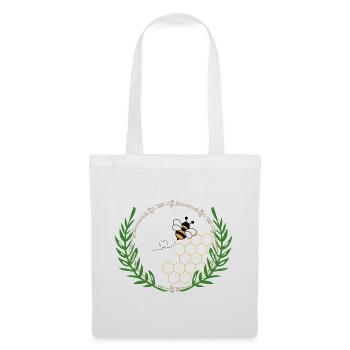 Bee - Stoffbeutel - Weiß - Vorne