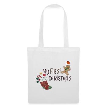 Mein Erstes Weihnachten - Stoffbeutel - Weiß - Vorne