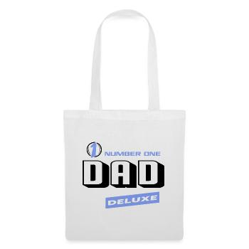 Dad Papa Number One Deluxe Bester Familie Best Dad - Stoffbeutel - Weiß - Vorne