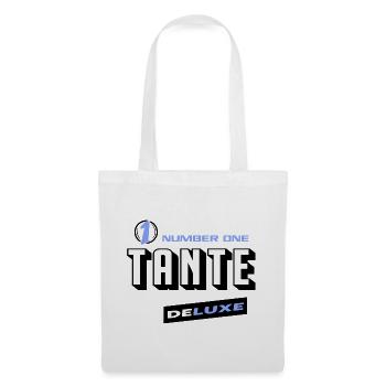 Tante Number One Deluxe Bester Familie Beste Tante - Stoffbeutel - Weiß - Vorne