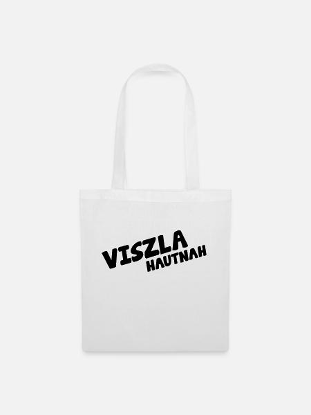 Vizsla hautnah - Stoffbeutel - Weiß
