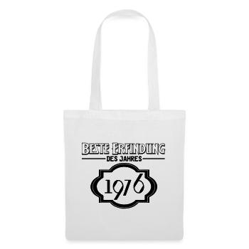 Beste Erfindung des Jahres 1976 Geschenk - Stoffbeutel - Weiß - Vorne