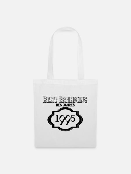 Beste Erfindung des Jahres 1995 Geschenk - Stoffbeutel - Weiß