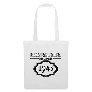 Beste Erfindung des Jahres 1943 Geschenk - Stoffbeutel - Weiß - Vorne