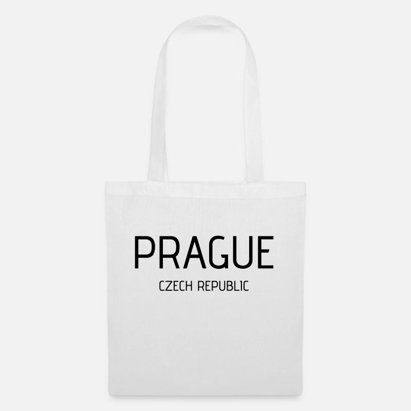 prague - Stoffbeutel - Weiß