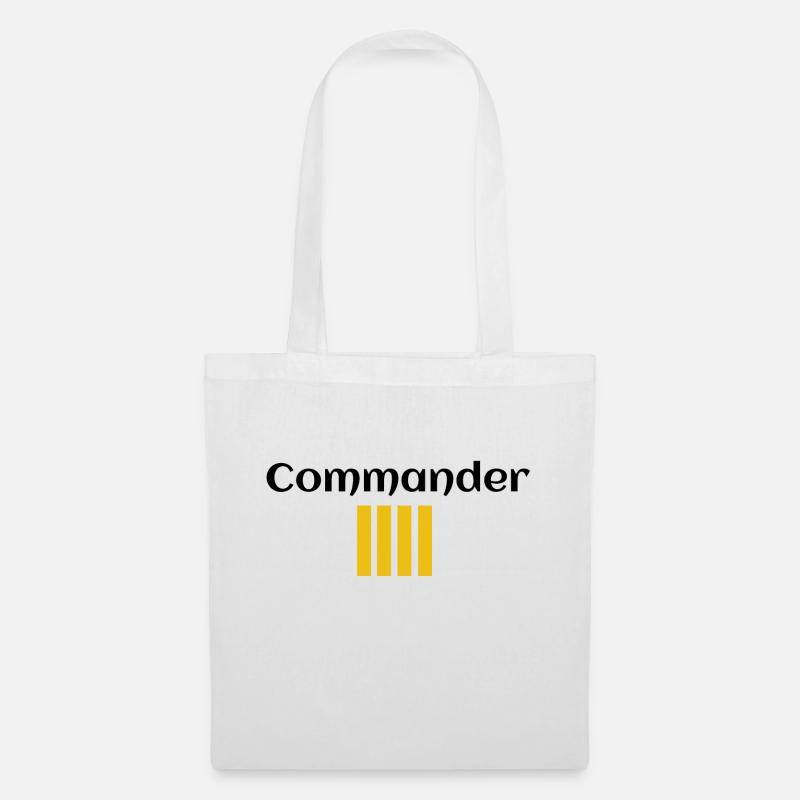 Commander - Stoffbeutel - Weiß