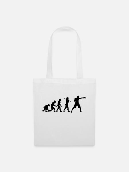 Boxing Evolution - Stoffbeutel - Weiß