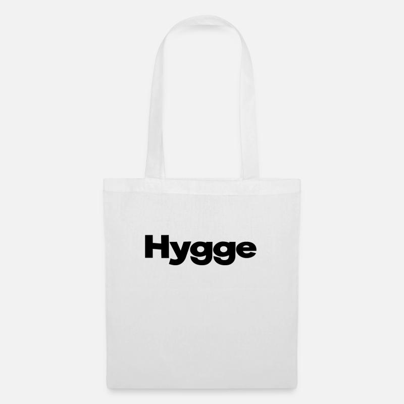 hygge hoo ga gemütlich tee glücklich dänisch sehle - Stoffbeutel - Weiß