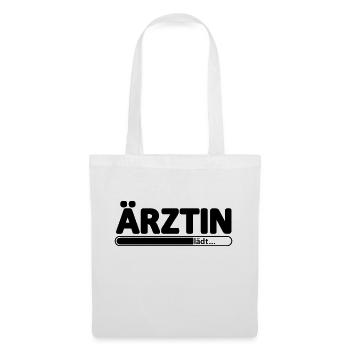 Ärztin // Arzt // Medizinerin //Dr Doktorin Doktor - Stoffbeutel - Weiß - Vorne